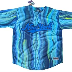 NWT... Vintage Source New York Baseball Y2K Jersey... Size XXL